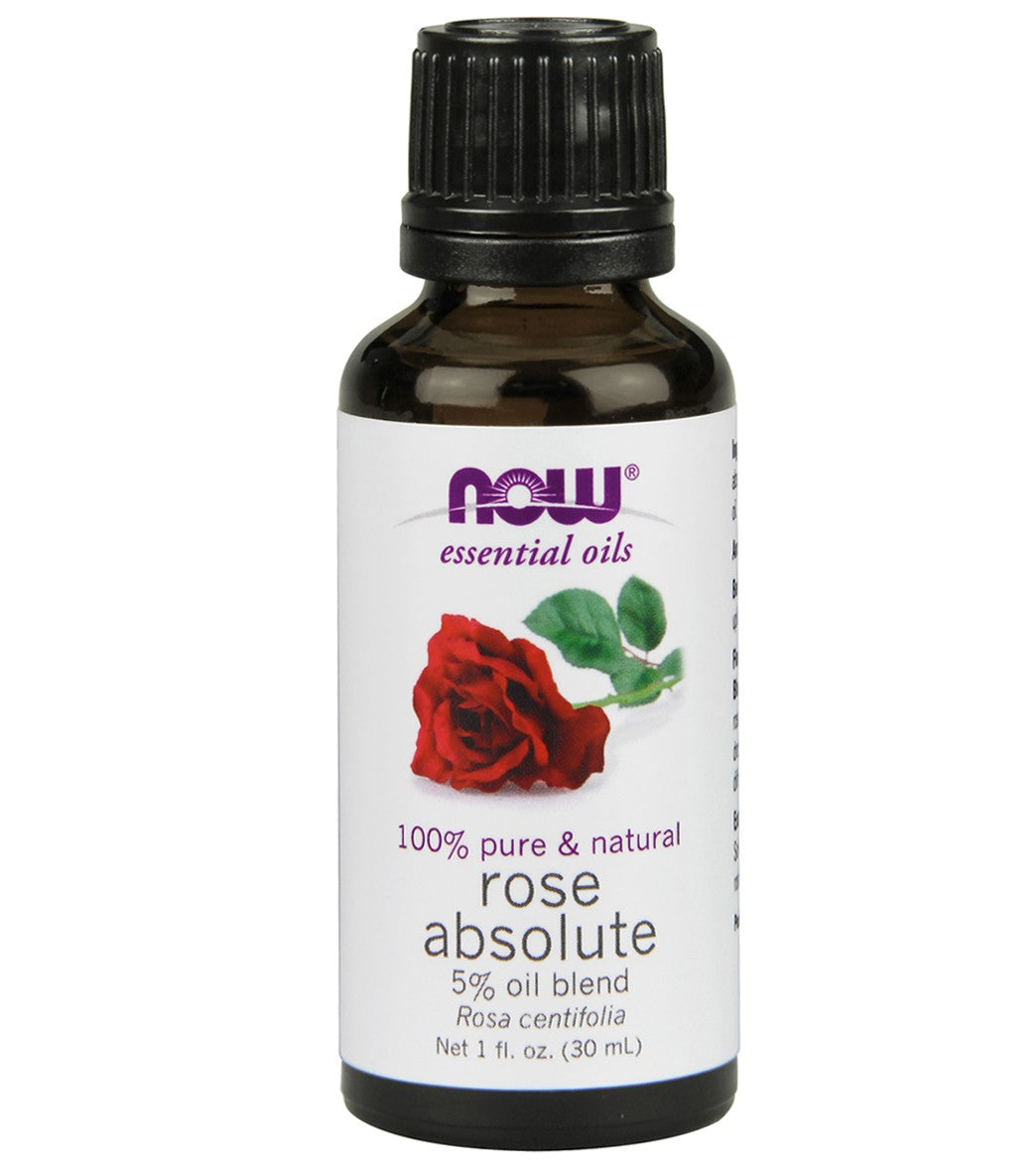 NOW 100% Pure & Natural Rose Absolute 5% Oil Blend 1 oz