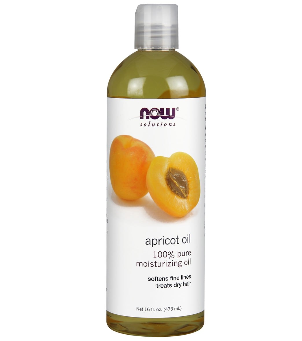 NOW 100% Pure Apricot Oil, Expeller Pressed, Mosturizing Oil 16 oz