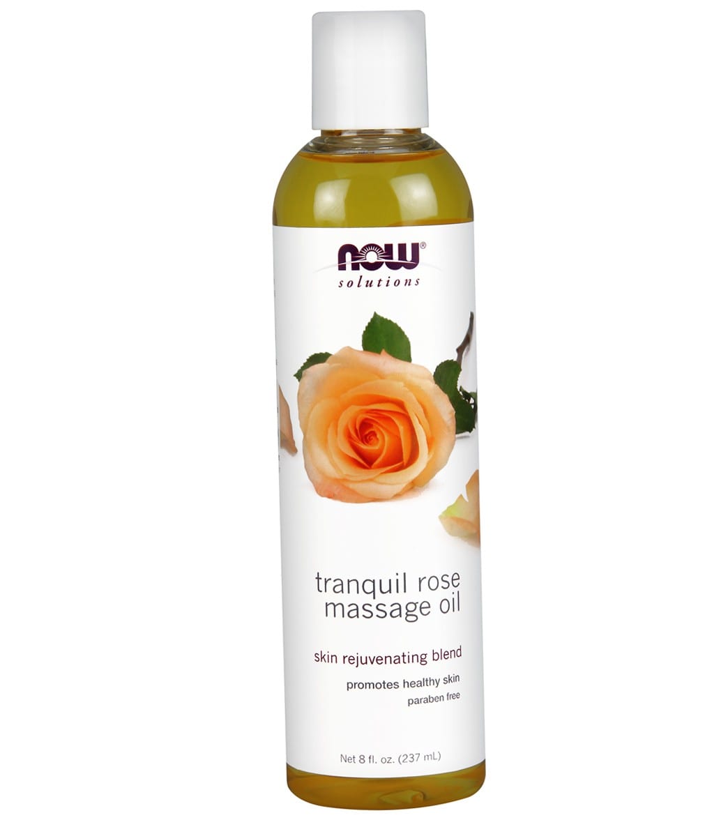 NOW Tranquil Rose Massage Oil 8 oz