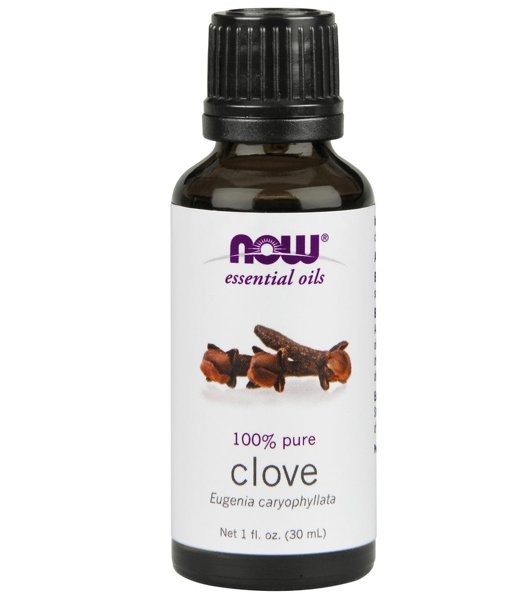 NOW 100% Pure Clove Essential Oil 1 oz