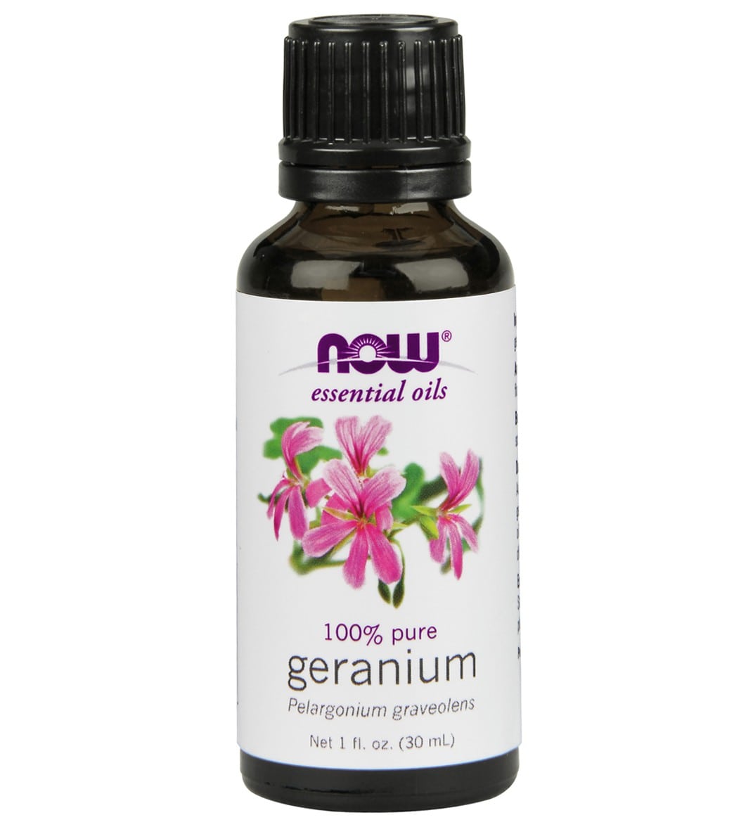 NOW 100% Pure Geranium Essential Oil 1 oz