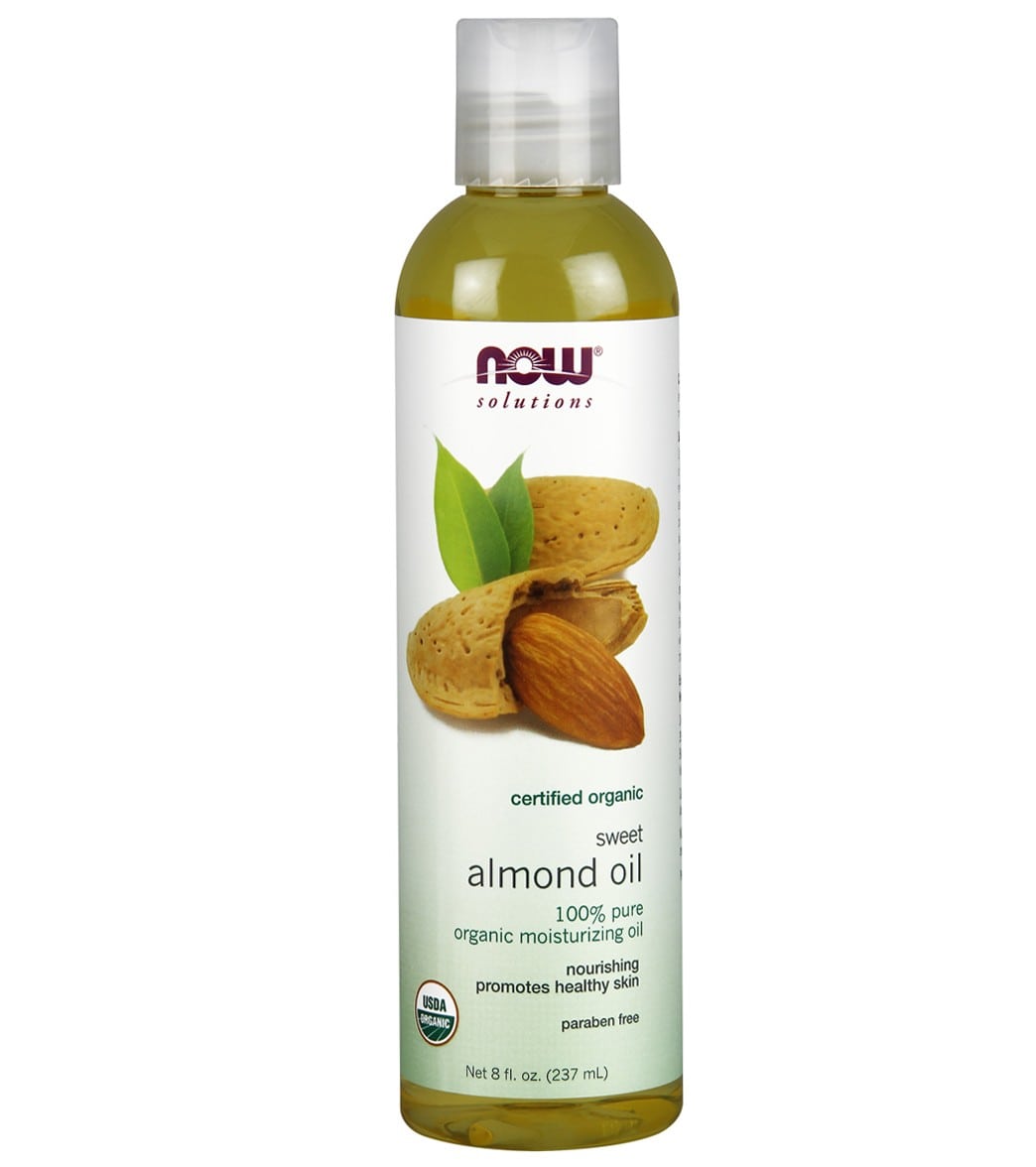 NOW Organic 100% Pure Sweet Almond Oil 8 oz