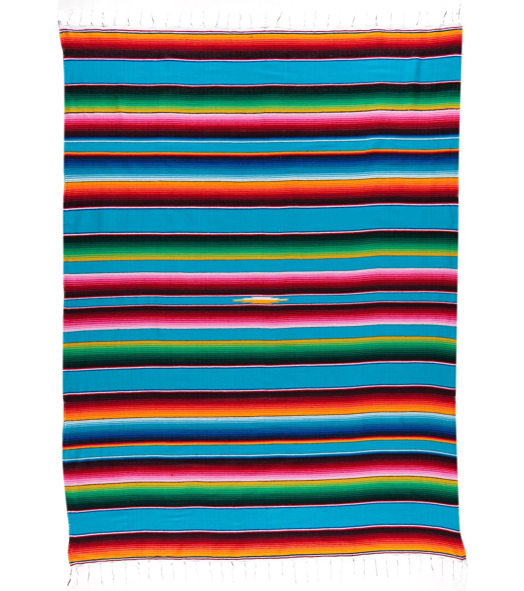 Native Yoga Large Mexican Serape Blanket