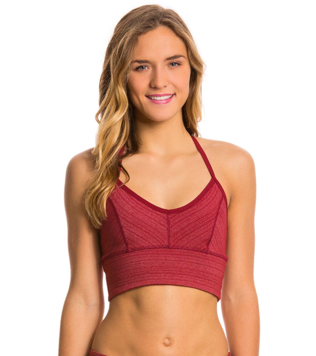 Beyond Yoga Stripe T-Back Bralette