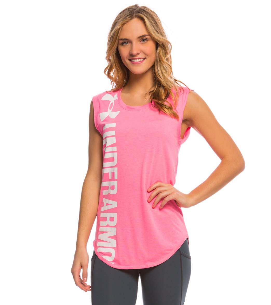 Under Armour Women's HeatGear Vertical Logo Tunic