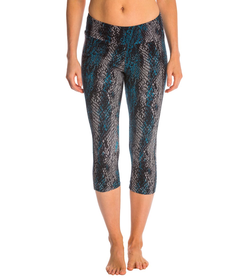 Marika Slimming Capri Printed Yoga Leggings