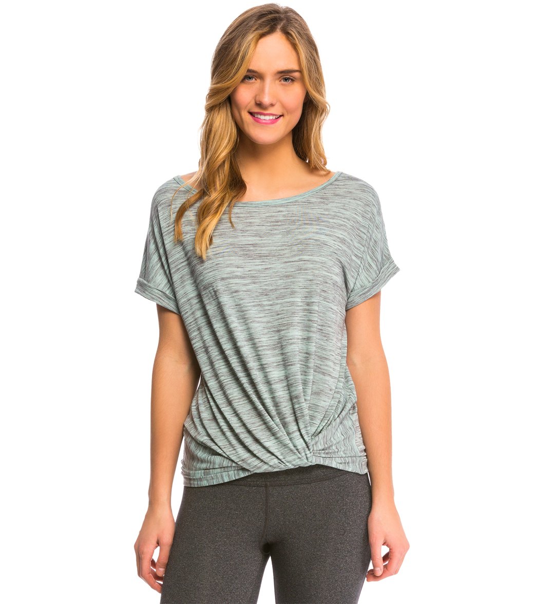 Marika Balance Collection Knot Front Yoga Shirt