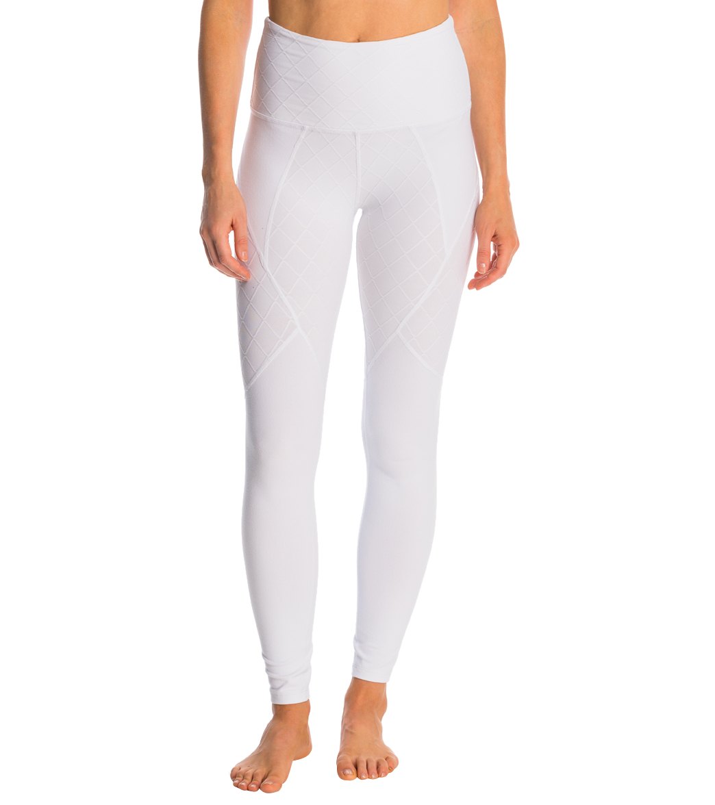 Beyond Yoga Quilted Paneled High Waist Long Yoga Leggings