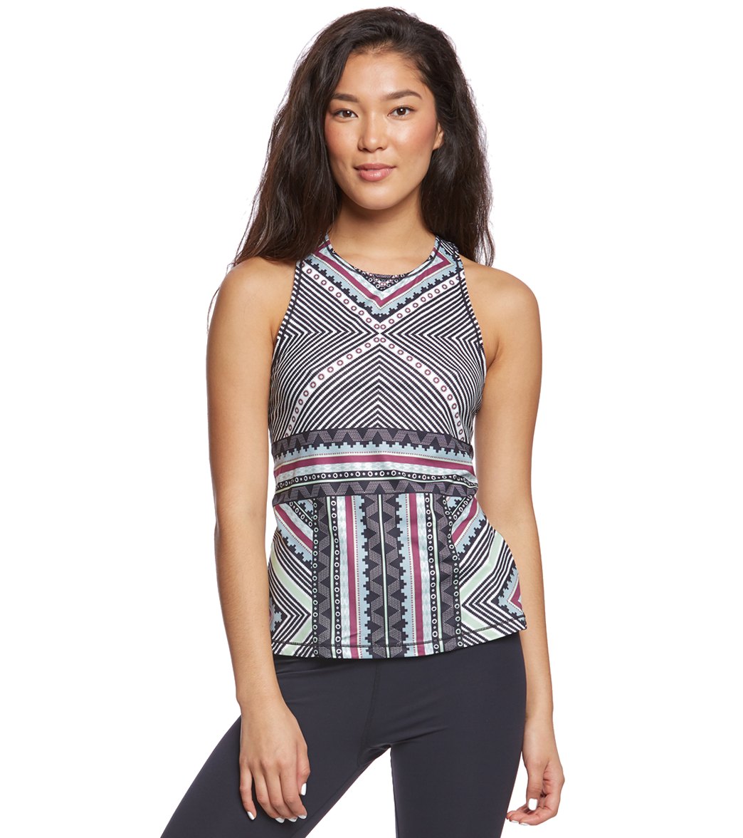 prAna Boost Printed Yoga Tank Top