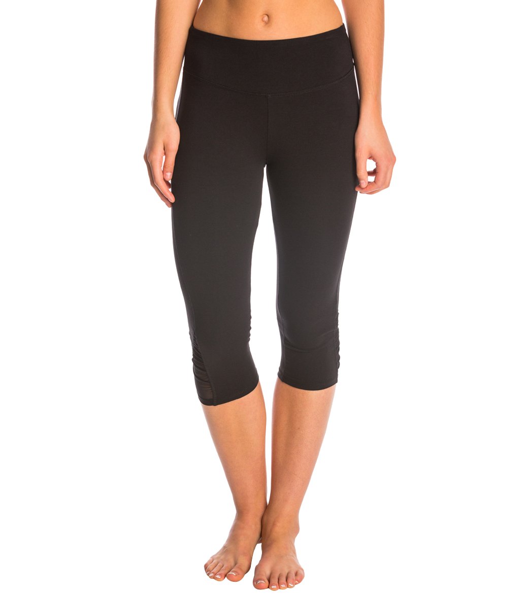 Marika Carrie Posture & Tummy Control Ruched Yoga Capris